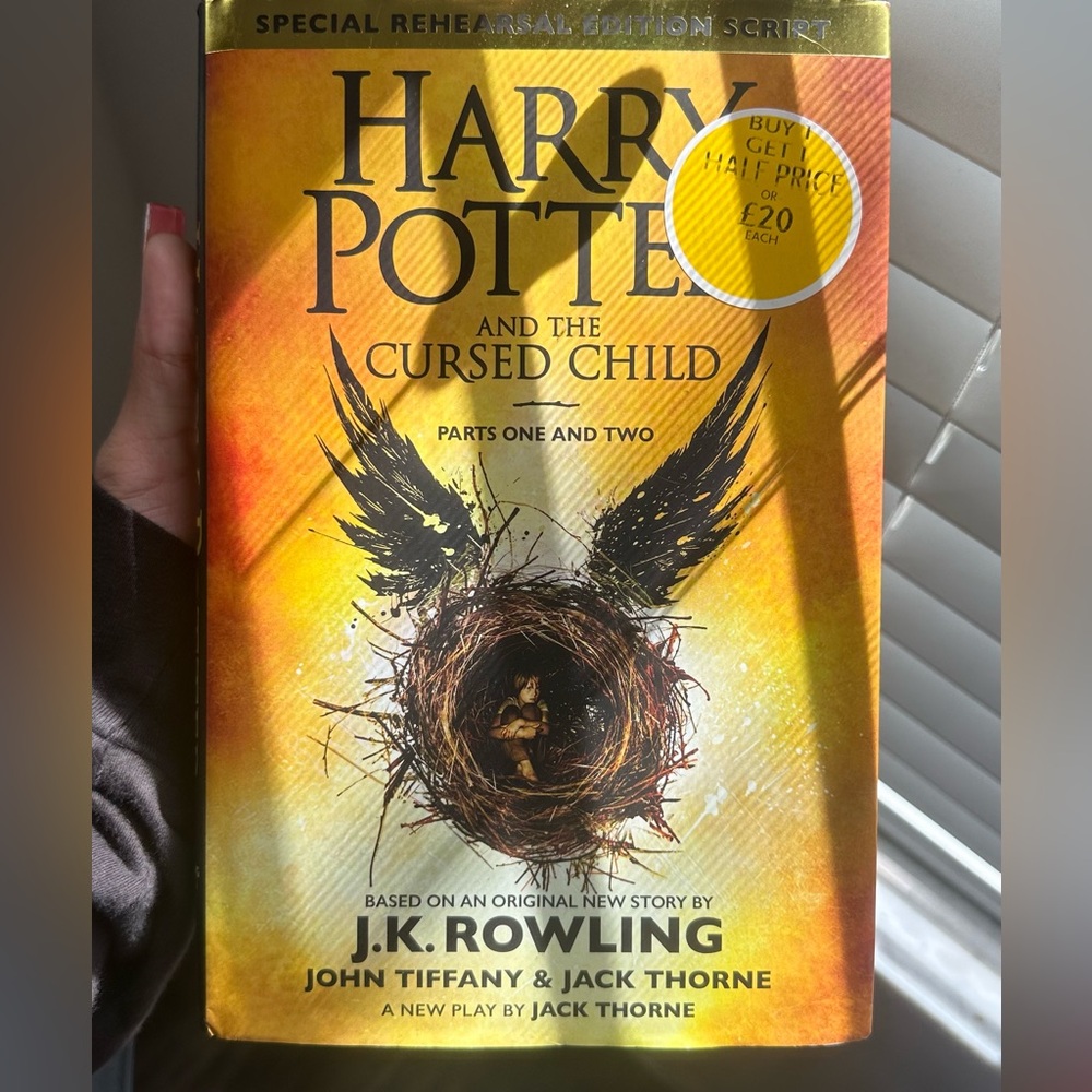 ** BRAND NEW ** Harry Potter And The Cursed Child Parts 1-2|SPECIAL REHEARSAL ED